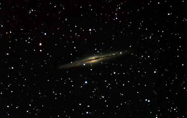 NGC 891 -- Spiral Galaxy in Andromeda
NGC 891,  Maxim DL, CCD Sharp, LRGB combine in MaximDL, Final in Photoshop
