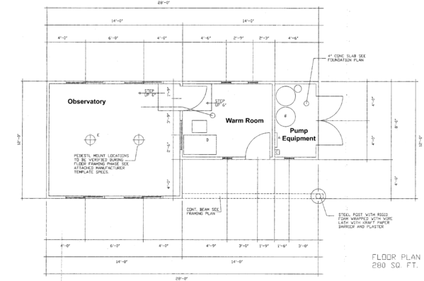 Observatory Floor Plan
