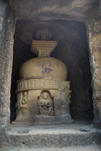 Stupa at Kanheri Caves