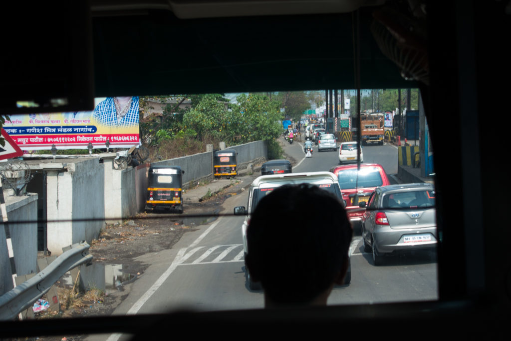India traffic on our way to Matheran
