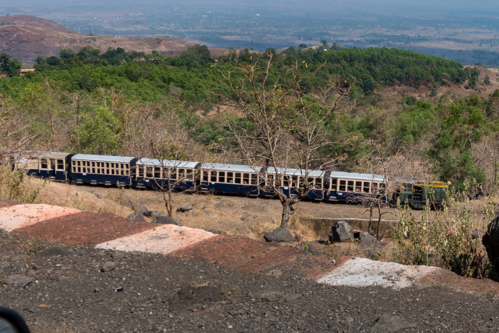 The train that goes all the way to the base of Matheran