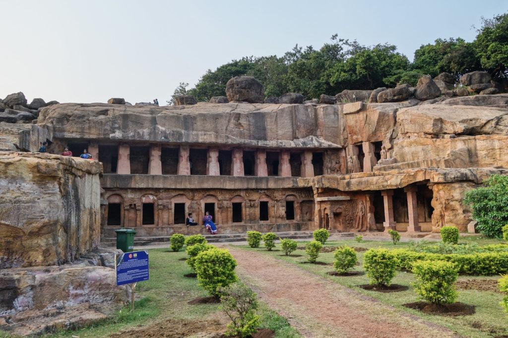 Rani Gumpha or Queen's Cave, cave #1 at Udayagiri caves