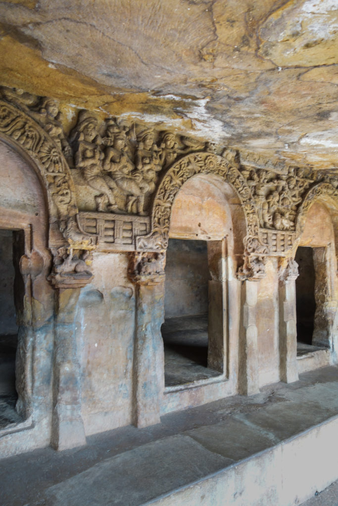 The decorative carvings are well preserved