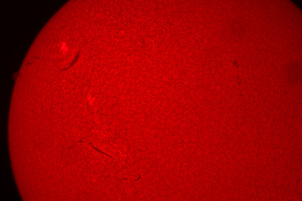 Sun in HA 17-Apr #2
The Sun, captured with an Imaging Source camera, stacked with AVI Stack, processed with PixInsight, with final touch up in Photoshop.
