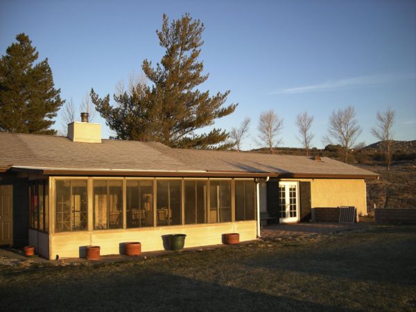 Frosty roof