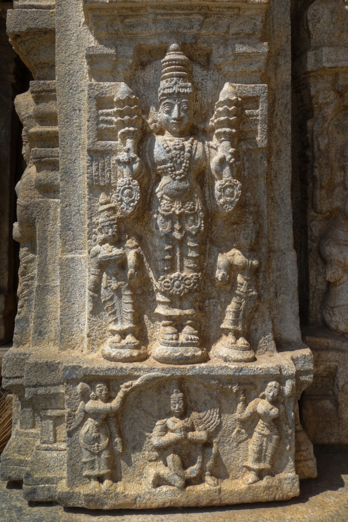 Intricate carving on the temple